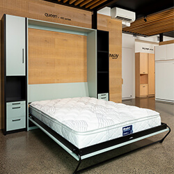 Tiltaway Vertical Wall Bed — King Single